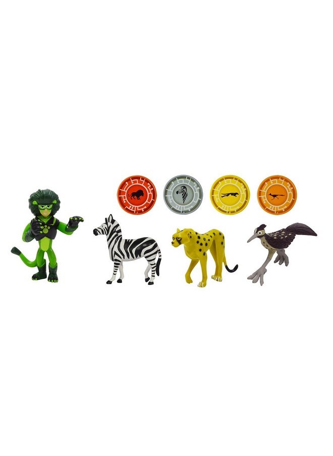 Wicked Cool Toys Wild Kratts, Activate Creature Power, Runners 4-Pack Figure Set
