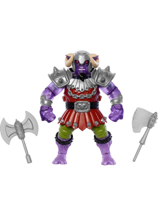 Mattel Origins Turtles Of Grayskull Action Figure & Accessories, Ram Man Collectible Toy With 16 Joints, Tmnt & Motu Crossover