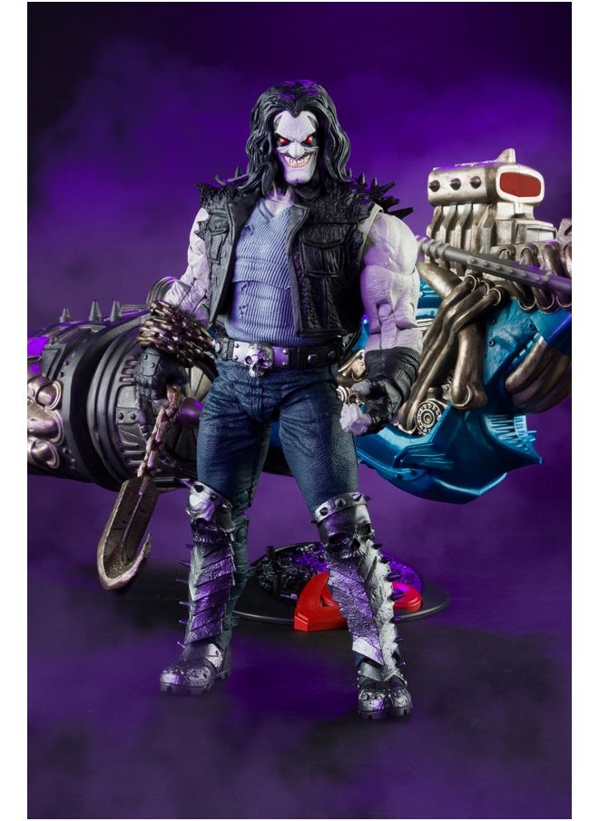 - Dc Multiverse Lobo & Spacehog (Justice League Of America) - 7In Scale Action Figure With Vehicle, Gold Label, Amazon Exclusive