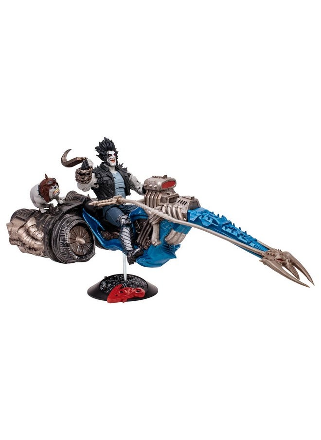 - Dc Multiverse Lobo & Spacehog (Justice League Of America) - 7In Scale Action Figure With Vehicle, Gold Label, Amazon Exclusive