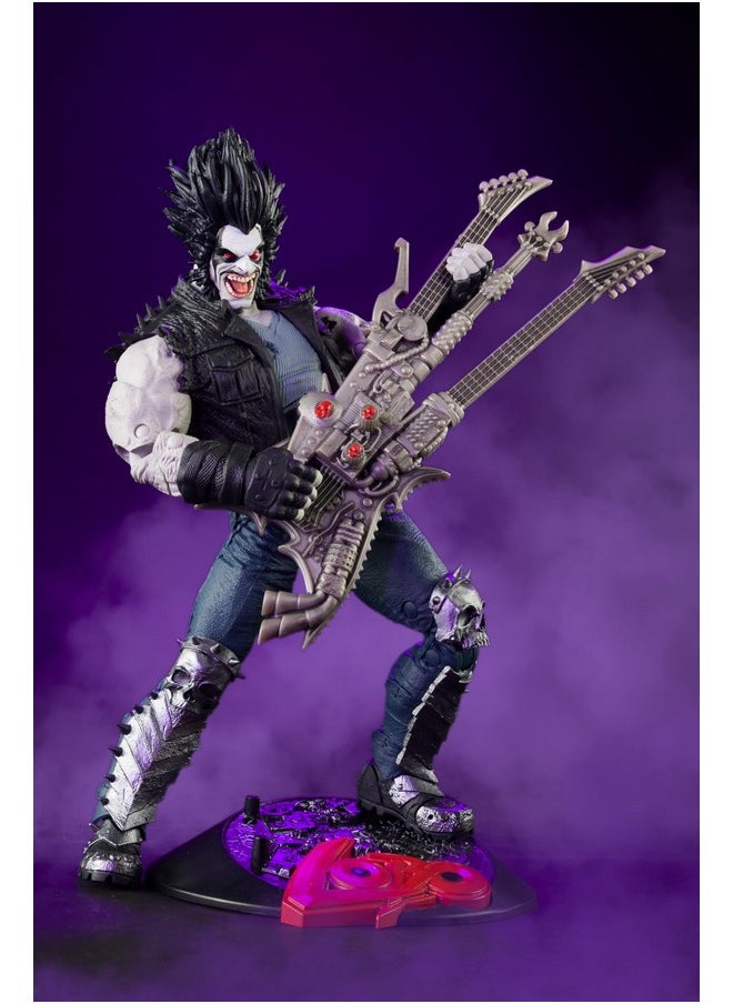 - Dc Multiverse Lobo & Spacehog (Justice League Of America) - 7In Scale Action Figure With Vehicle, Gold Label, Amazon Exclusive