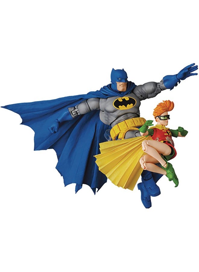 Medicom Mafex No.139 Batman Blue Version & Robin The Dark Knight Returns Total Height Approx. 6.3/4.3 Inches (160/110 Mm) Painted Action Figure