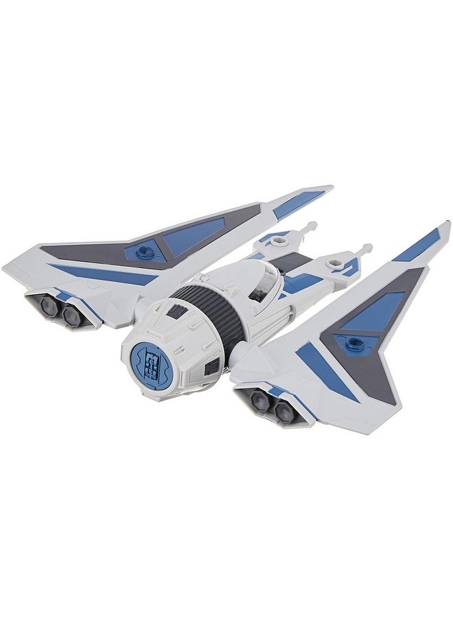 Mission Fleet Stellar Class Bo-Katan Gauntlet Starfighter Starfighter Siege 2.5-Inch-Scale Figure & Vehicle, Kids Ages 4 And Up (F1139) , Blue