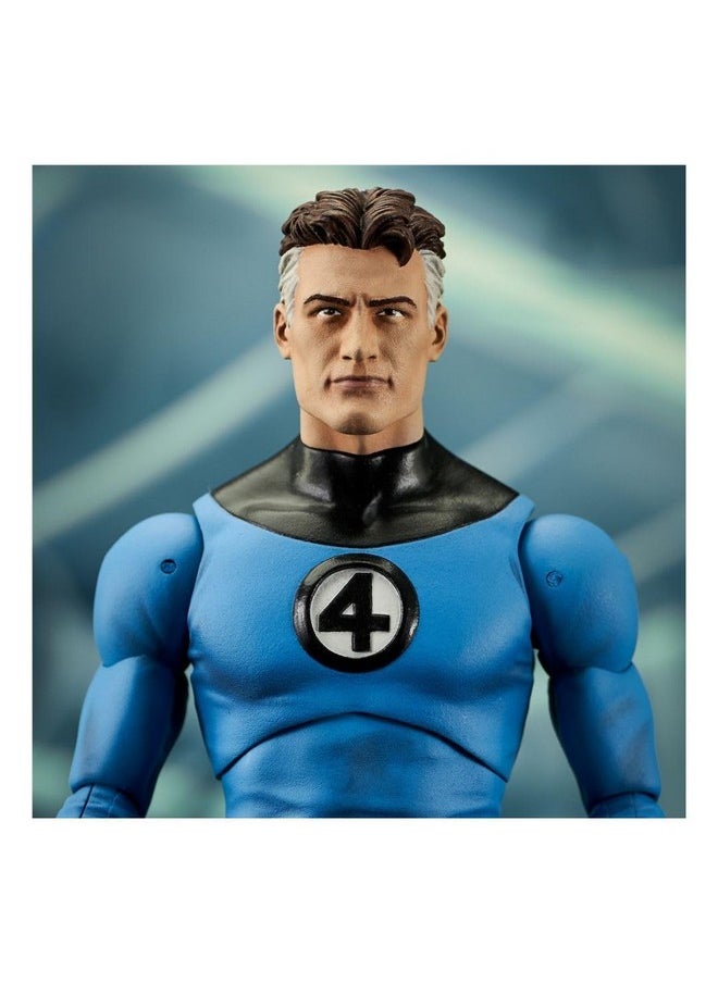 Mr. Fantastic Select Action Figure With 16 Points Of Articulation, Interchangeable Hands, And Stretched Parts