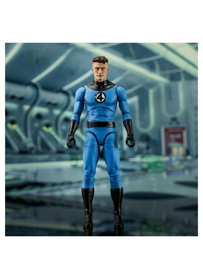 Mr. Fantastic Select Action Figure With 16 Points Of Articulation, Interchangeable Hands, And Stretched Parts