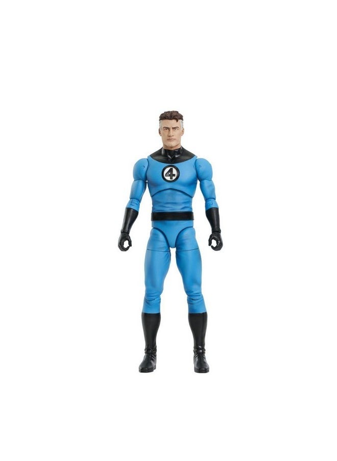 Mr. Fantastic Select Action Figure With 16 Points Of Articulation, Interchangeable Hands, And Stretched Parts