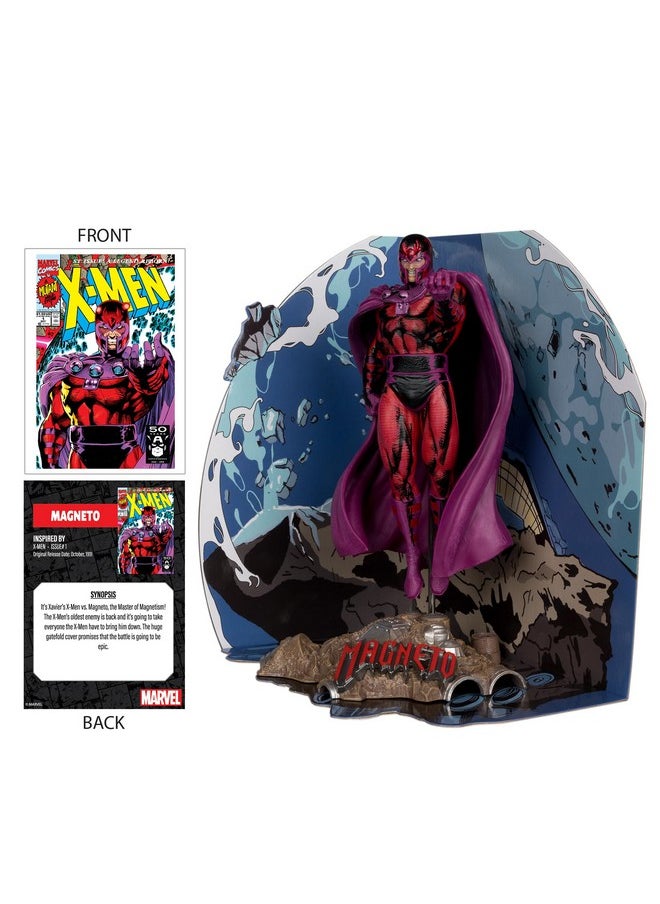 - Marvel Magneto 1:10Th Scale Collectible With Scene (X-Men #1)