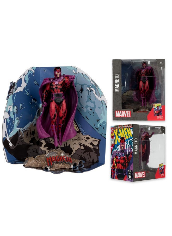 - Marvel Magneto 1:10Th Scale Collectible With Scene (X-Men #1)