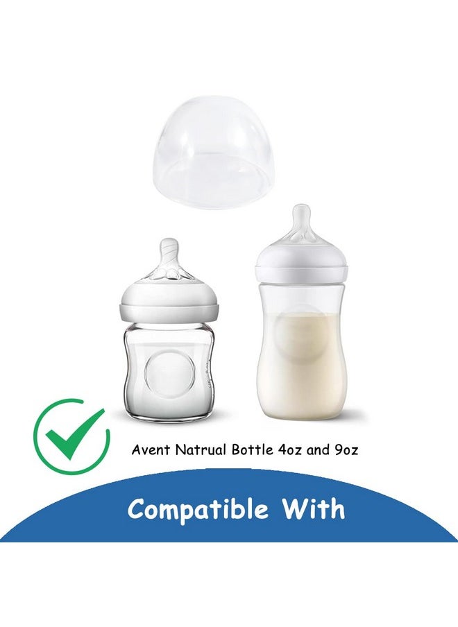 (3 Pack) Bottle Caps Replacement For Avent Natural Baby Feeding Bottles