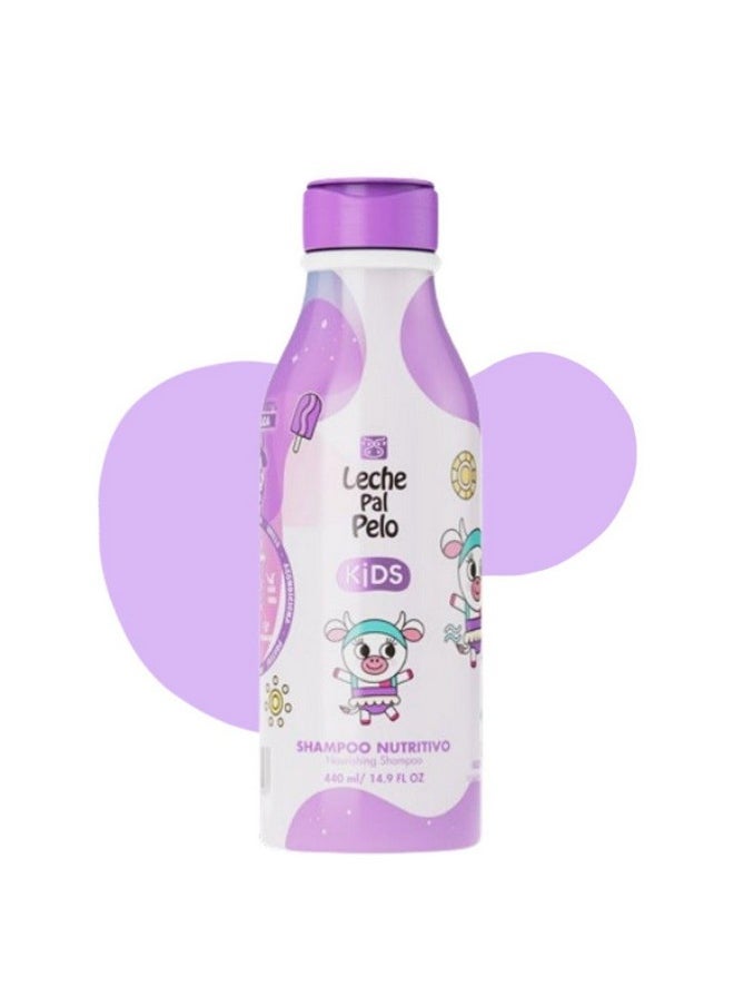 Kids Nourishing Shampoo - Gentle Daily Cleansing, Sulfate & Paraben-Free Formula With Jojoba, Coconut Milk, Aloe Vera - Hydrates, Defines, 14.9 Fl.Oz