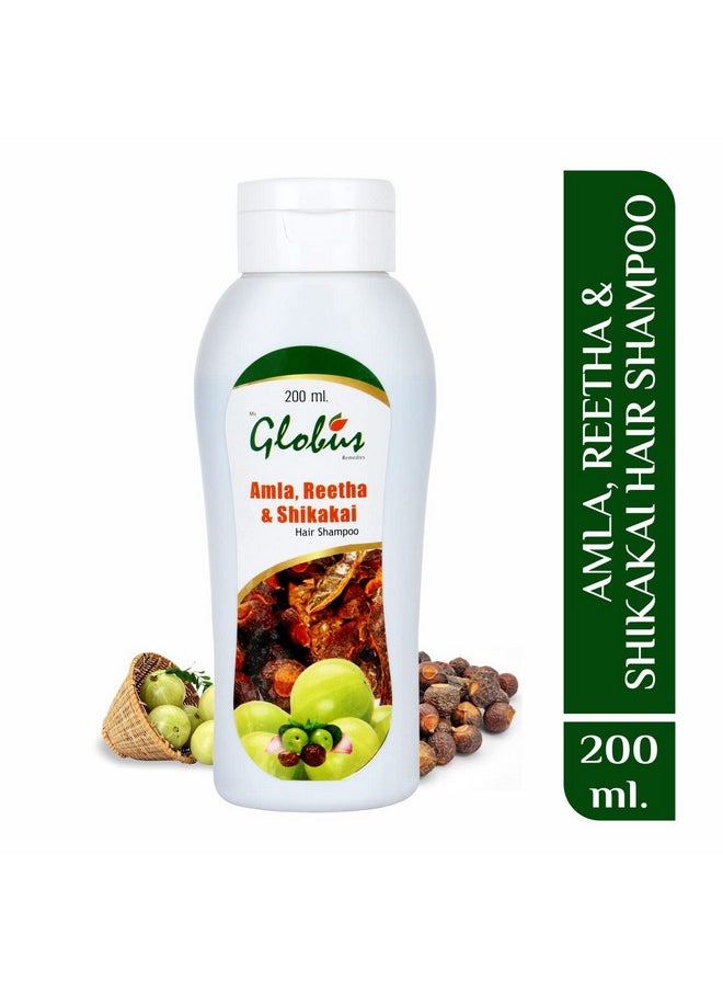 Amla Reetha Shikakai Hair Shampoo, 200 Ml (Pack Of 4)