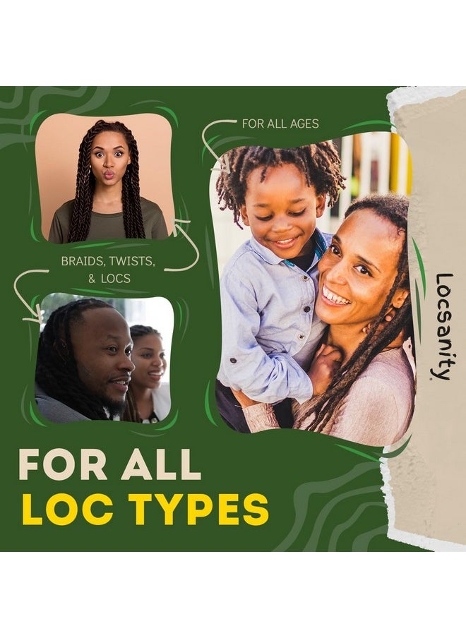 Daily Moisturizing Refreshing Spray For Locs, Dreadlocks - Rose Water And Peppermint Hair Scalp Moisturizer, Dreadlock Spray - Natural Loc Care And Maintenance (12Oz)