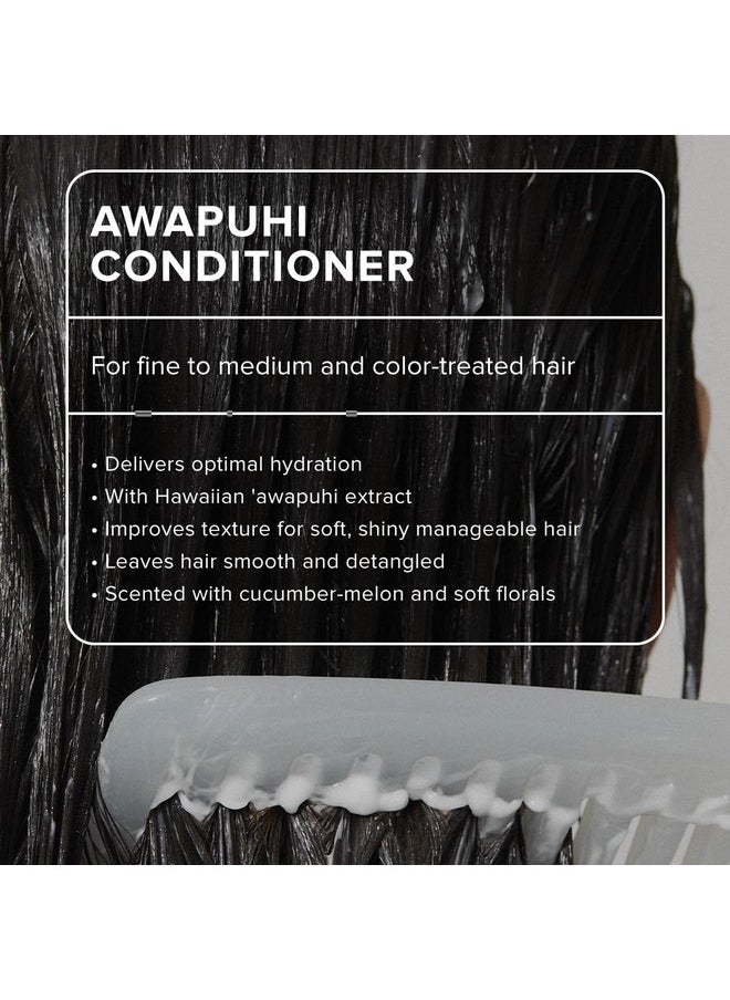 Awapuhi Conditioner, Lightweight Rinse, Balances Moisture, For All Hair Types, Especially Fine To Medium + Color-Treated, 10.14 Oz.