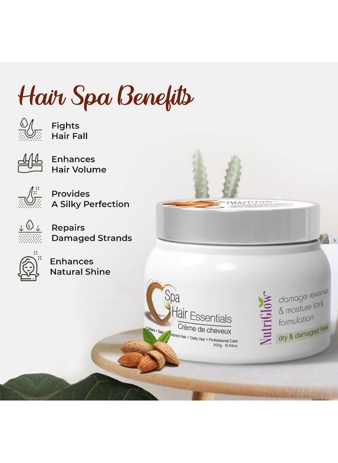 Hair Spa Cream With Damage Reverse & Moisture Lock Formulation For Dry & Damaged Hair - 300G