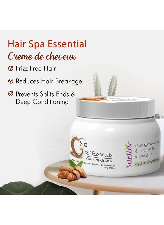 Hair Spa Cream With Damage Reverse & Moisture Lock Formulation For Dry & Damaged Hair - 300G