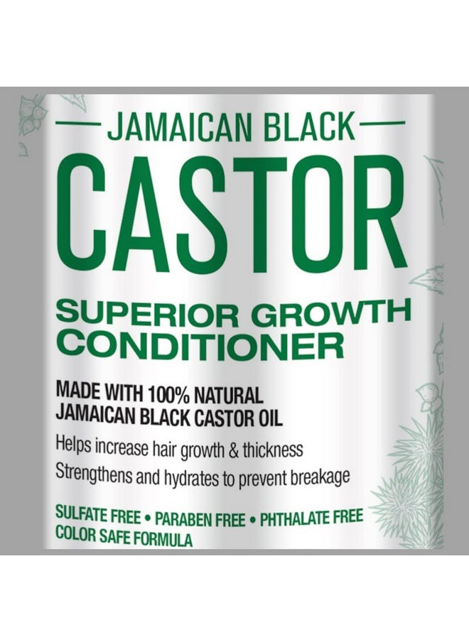 Superior Growth Jamaican Black Castor Conditioner 33.8 Oz. - Sulfate Free Conditioner Made With Natural Ingredients