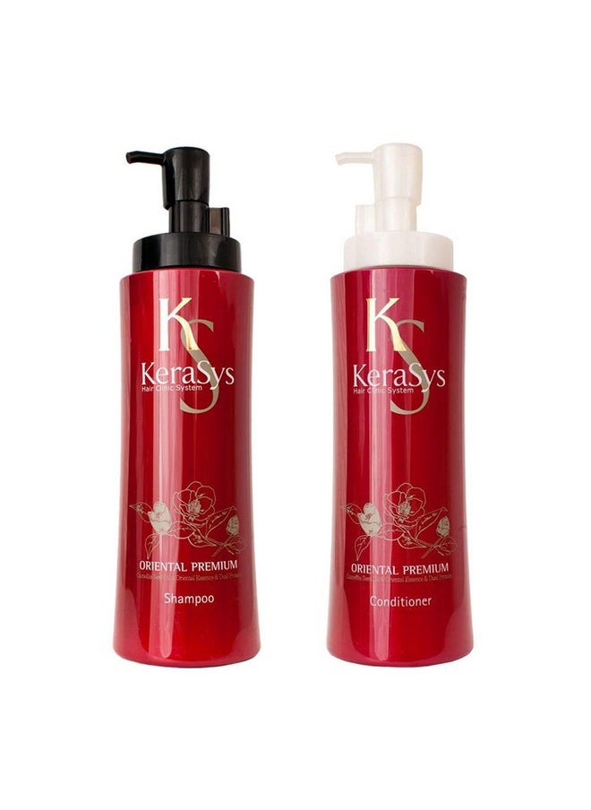 Kerasys Oriental Premium Shampoo(600Ml) And Conditioner (600Ml) Sets