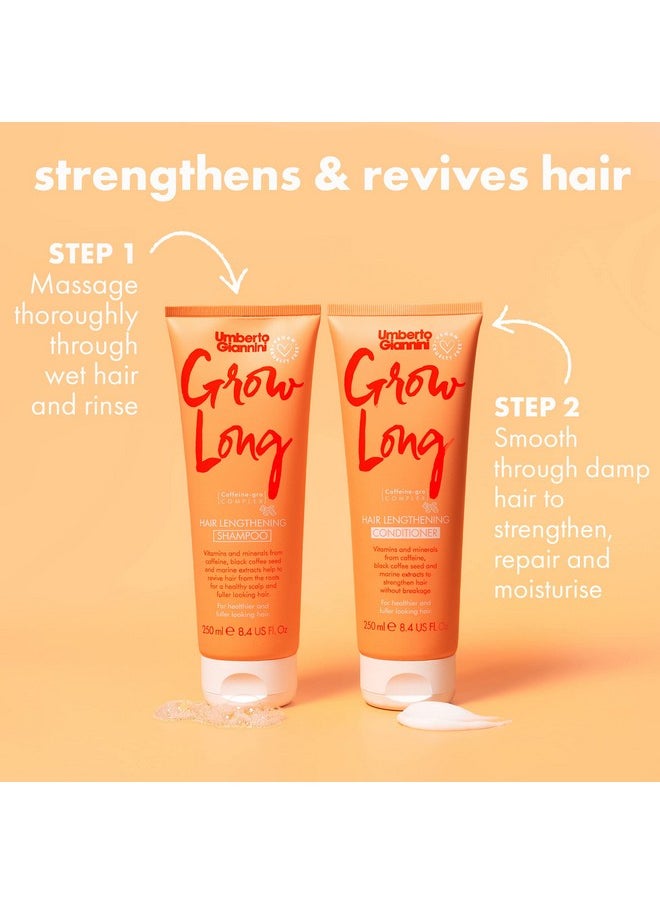 Grow Long Shampoo & Conditioner Duo, Vegan & Cruelty Free Root Stimulating Shampoo & Hair Lengthening Conditioner Bundle, 2 Pack