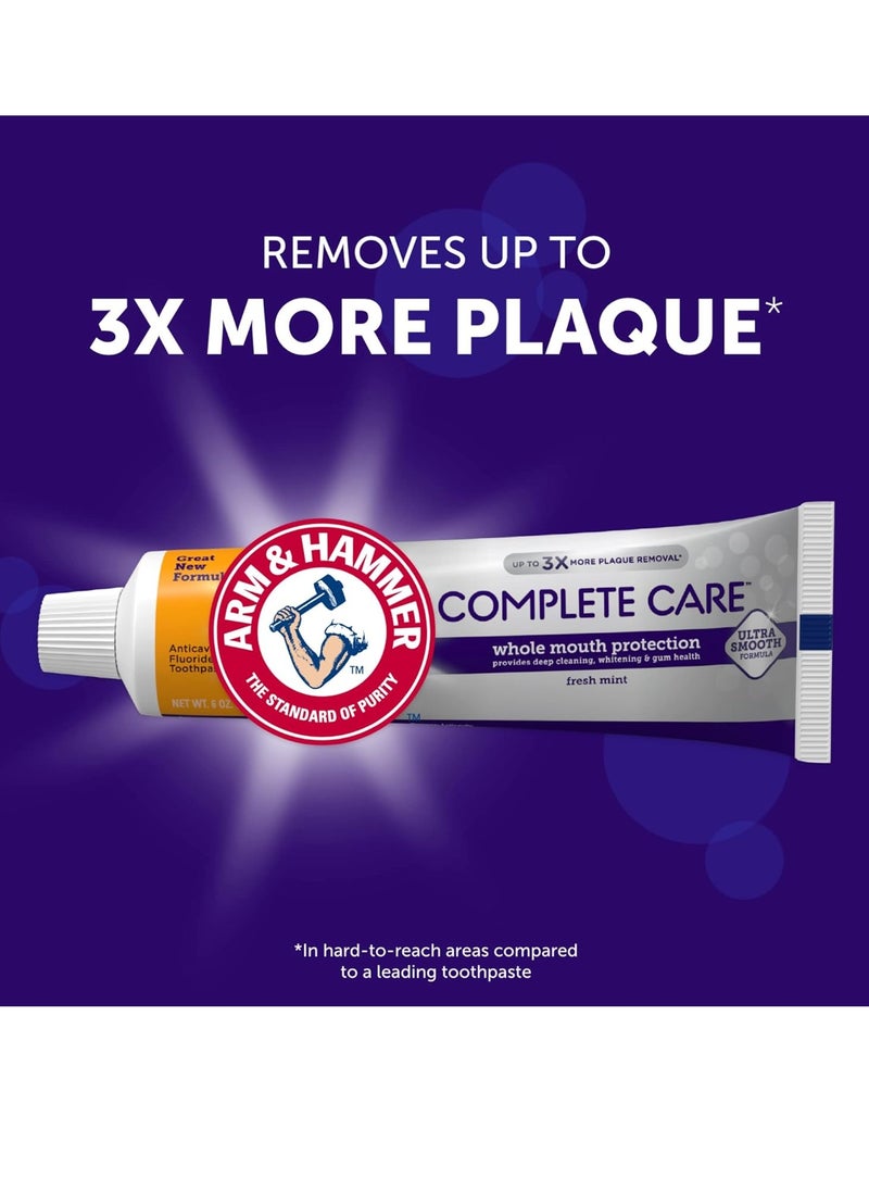 Arm & Hammer Complete Care Toothpaste, Fresh Mint, Whole Mouth Protection, 6.0oz