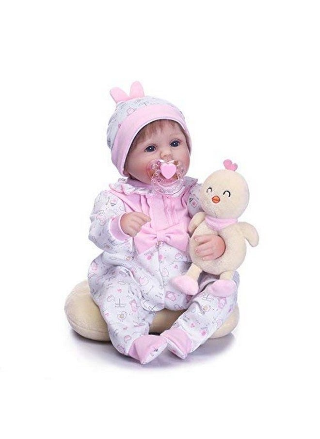 Reborn Baby Dolls Clothes 18 Inch Girl Outfit Accessories Sets 2 Pcs Fit For 16-18