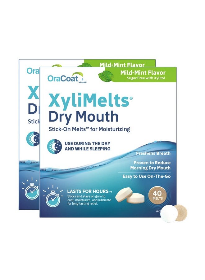 Xylimelts Mild Mint Flavor, 80-Count Box