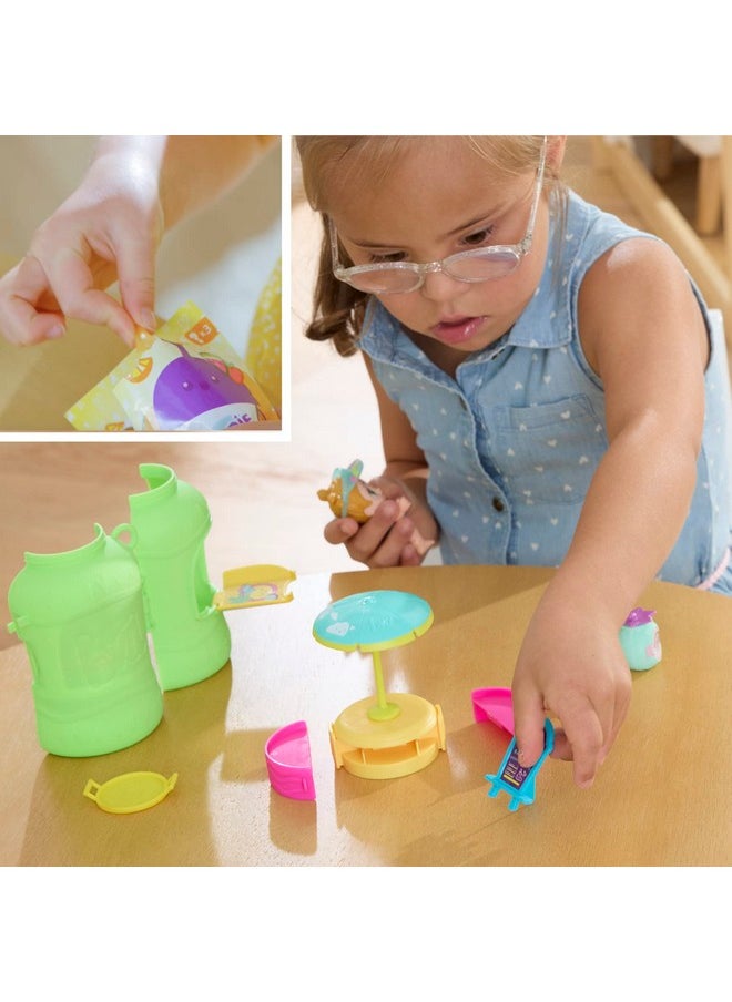 Foodie Cuties, Bottle, Sun Series 1, Surprise Toys For Girls, Baby Doll Set, 3-Inch, Kids 3 And Up
