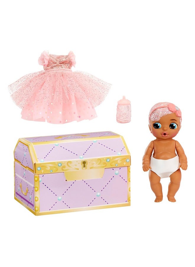 Surprise Small Dolls Series 8 - Unwrap Surprise Collectible Baby Doll With 3 Water Surprises, Gemstone-Themed Dress, Color Change Diaper, Treasure Chest Packaging, For Kids Ages 4 & Up