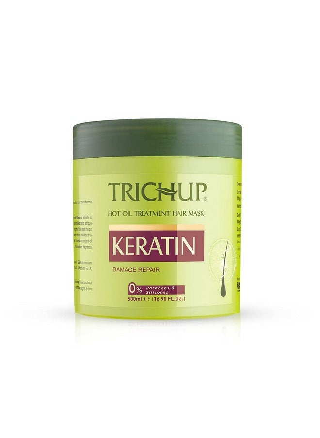 Keratin Fresh Hair Mask 500Ml-For Intense Damaged Hair Repair-Salon Like Hair Spa At Your Home-For Dry & Damaged Hair,1 Count