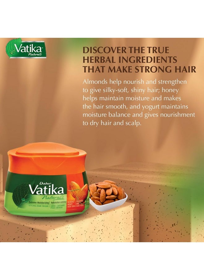 Turals Hair Cream, Natural Moisturizing Hair Cream For Men And Women With All Hair Types - Short, Long, Curly, Dry, Or Color-Treated Hair, Scalp Hydrating Moisturizer (210Ml, Almond)