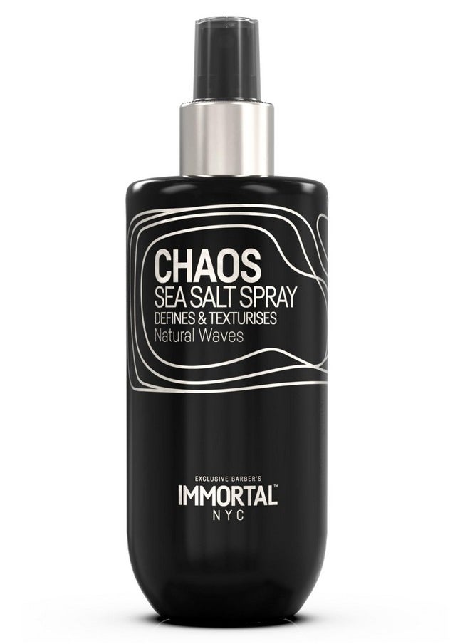 'Chaos' Sea Salt' Spray 8.45 Oz/250Ml- Natural Waves -Extra Texture & Volume-Natural Look & Hold