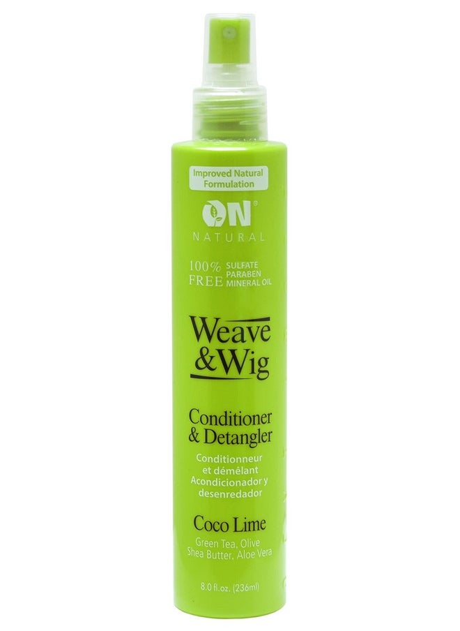 Premium Oil-Free Weave & Wig Spray Coco Lime 8 Fl Oz On Organic Natural Premium Oil-Free Weave & Wig Spray Coco Lime 8 Fl Oz