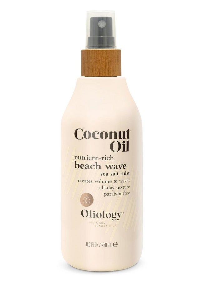 Coconut Oil Beach Wave Sea Salt Mist Spray - Creates Volume And Tousled Waves, Texture And Style That Lasts All Day (8 Oz)