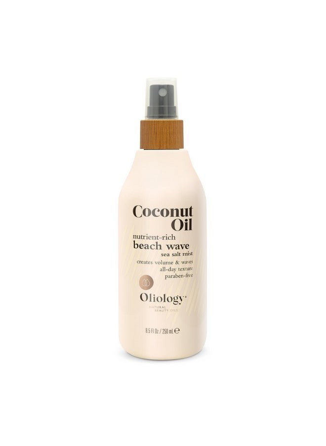 Coconut Oil Beach Wave Sea Salt Mist Spray - Creates Volume And Tousled Waves, Texture And Style That Lasts All Day (8 Oz)