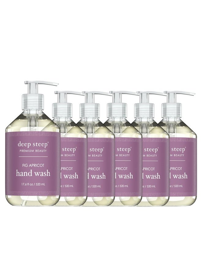 Liquid Hand Wash 17.6Oz (Pack Of 6) (Fig Apricot)