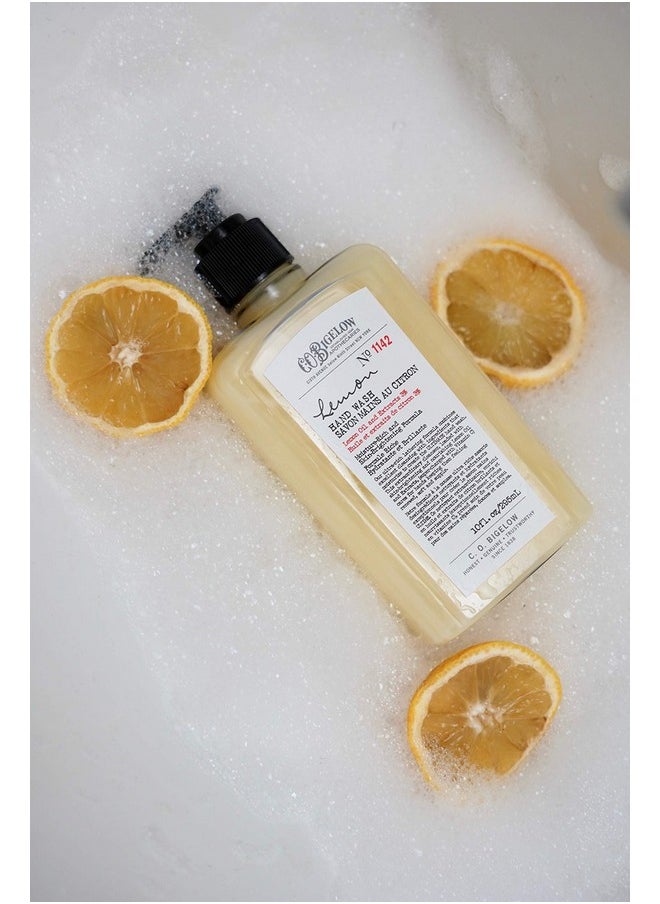 C.O. Bigelow Lemon Hand Wash - No. 1142, Moisturizing Liquid Hand Soaps With Lemon Extract & Vitamin C, Cruelty Free & Gentle For All Skin Types, 2 Pack, 10Fl Oz. Each