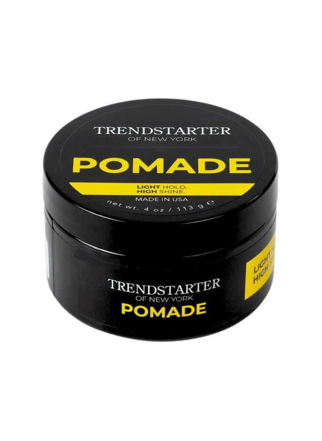 - Classic Pomade (4Oz) - Light Hold - High Shine - Water-Based Pomade - All-Day Smooth Wet Look Finish - Non-Crispy Formula - Premium Hair Styling Products