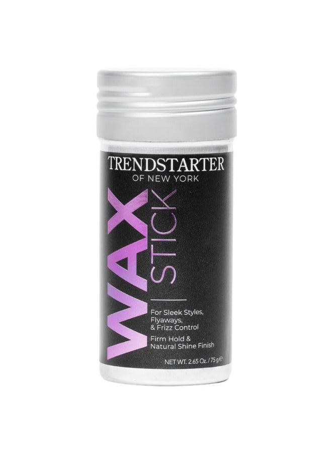 - Hair Wax Stick (75G) - Frizz Control - Flyaway Control - Firm Hold & Natural Shine Finish For Slick Sleek Sophisticated Styles - Avocado Extract Infused - All-Day Hair Control