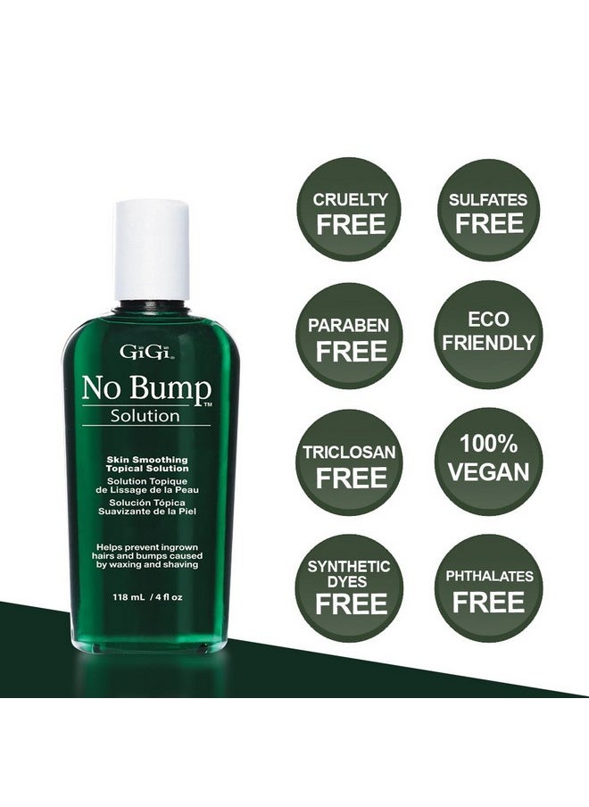 No Bump Skin Smoothing Topical Solution For Ingrown Hair, Bumps, And Razor Burns, 4 Fl Oz X 2 Pack