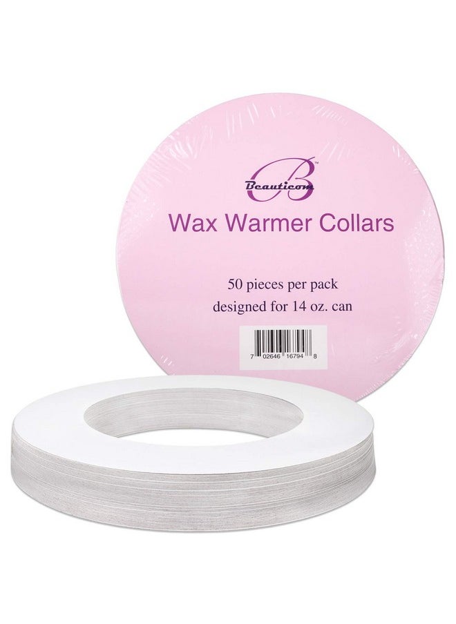 (50 Pieces) Wax Warmer Universal Protective Collars Ring For 14Oz Wax Can