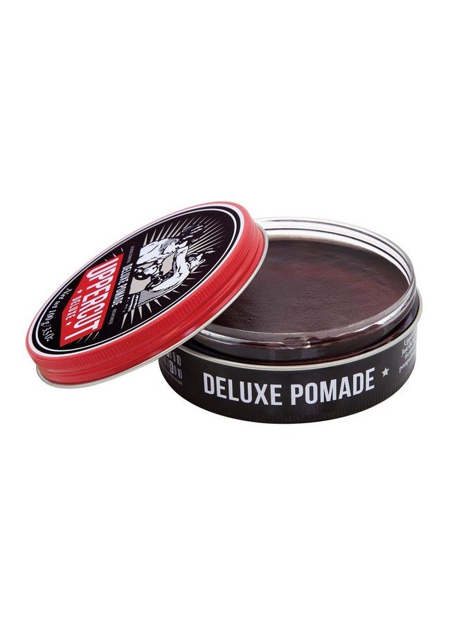 , Deluxe Pomade, Professional Water Based Pomade For Timeless And Classic Looks, Strong Hold And High Shine 2 X 100G