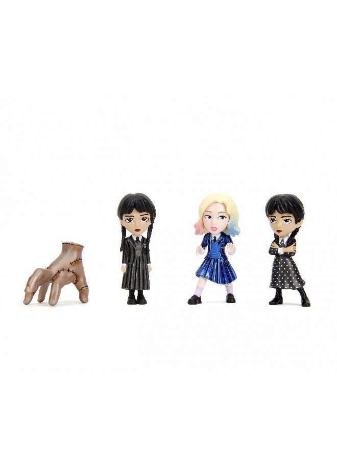 Wednesday TV Series MetalFigs 6.35 cm Mini Figure Four-Pack Die-Cast Figures Collection