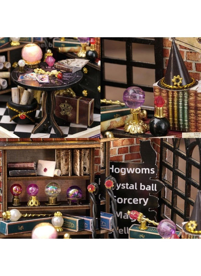 Dollhouse Miniature Diy House Kit Creative Room With Furniture For Romantic Artwork Gift (Moon Magic)