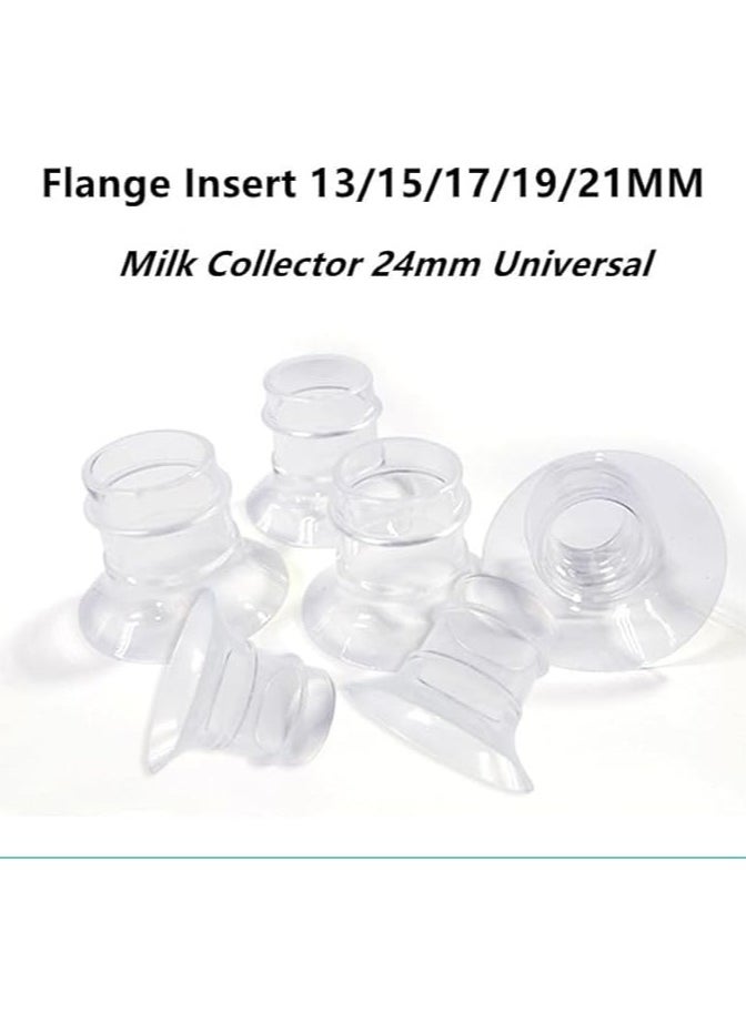 2PCS Flange Insert 19mm Compatible with Medela/Spectra/Willow/TSRETE/Momcozy S9/S12/S9Pro/S12Pro