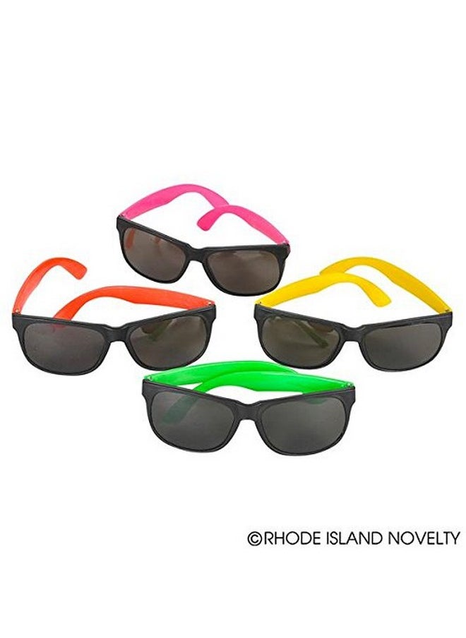 Assorted Neon Sunglasses, Pack Of 12