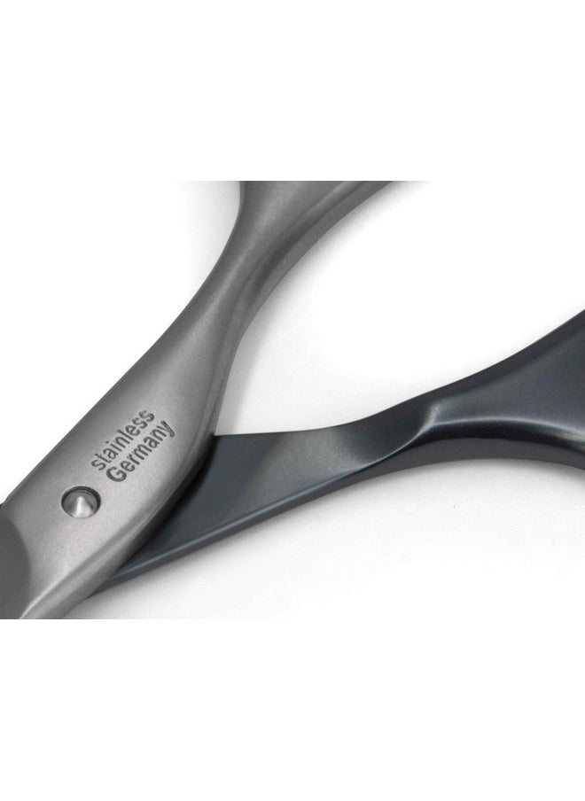 Professional Nail Cutter Scissors - Self-Sharpening Finox22 Titanium Coated Stainless Steel Manicure Tools In Leather Case - Ethically Made In Solingen Germany - 2704