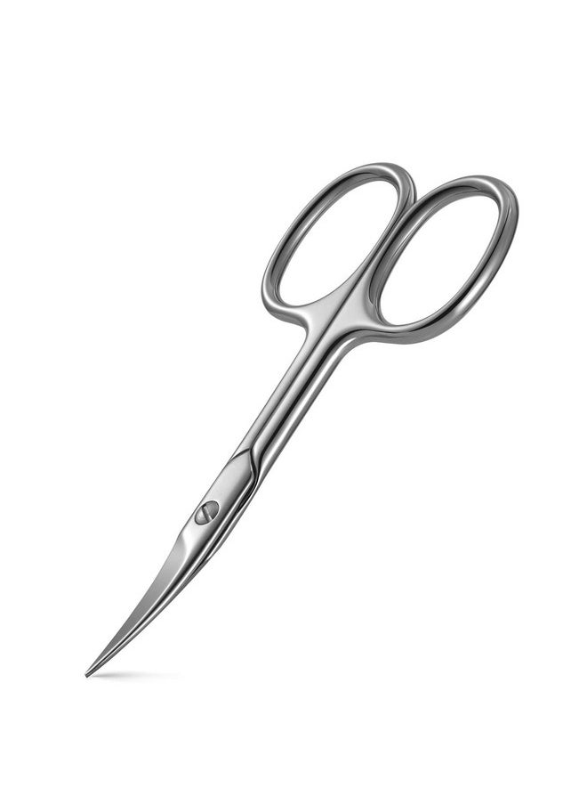 Nail Scissors With Sharp Curved Blade - Nail Maintenance Toenail And Fingernail Scissor With Ergonomic Design For Men & Women