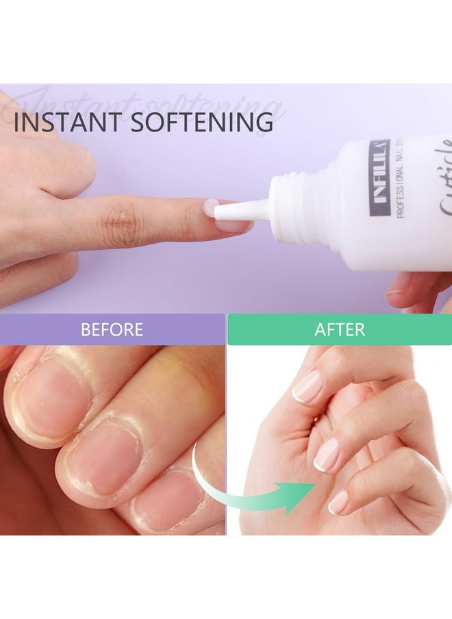 Cuticle Softener, 100Ml Instant Cuticle Remover Liquid, Cuticle Cream For Hand, Foot & Nail Care, Salon Quality Nail Cuticle Remover Professional Nail Cuticle Remover Gel Gifts For Women