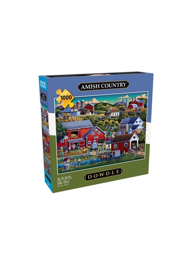 - Dowdle - Amish Country - 1000 Piece Jigsaw Puzzle For Adults Challenging Puzzle Perfect For Game Nights - Finished Puzzle Size Is 26.75 X 19.75