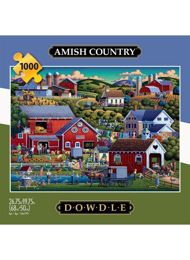 - Dowdle - Amish Country - 1000 Piece Jigsaw Puzzle For Adults Challenging Puzzle Perfect For Game Nights - Finished Puzzle Size Is 26.75 X 19.75