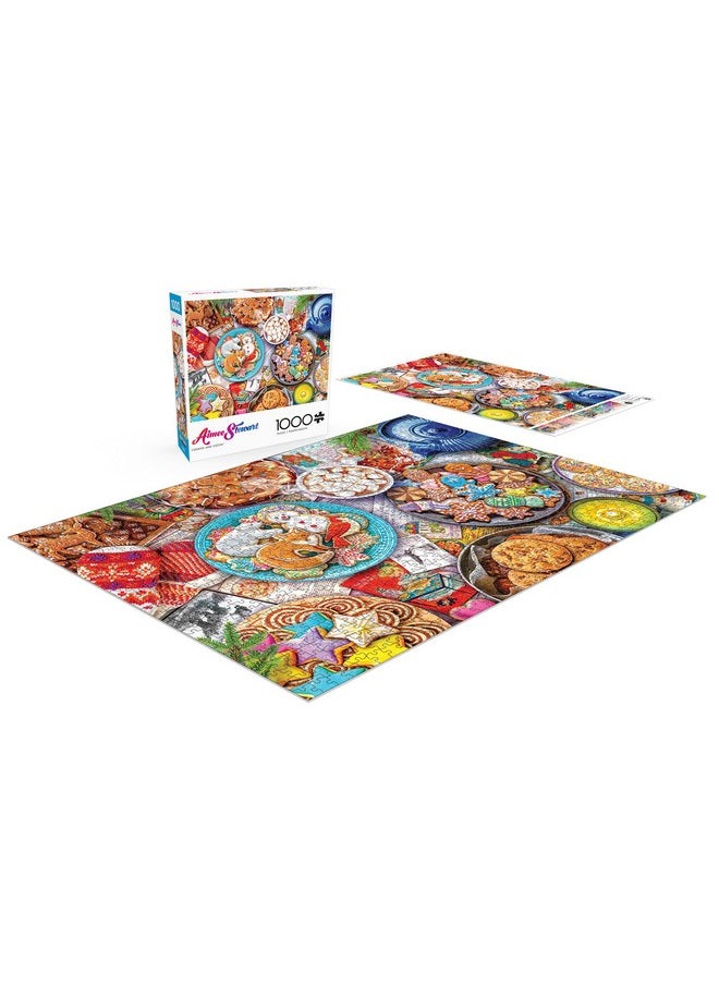 - Aimee Stewart - Cookies And Cocoa - 1000 Piece Jigsaw Puzzle For Adults Challenging Puzzle Perfect For Game Nights - 1000 Piece Finished Size Is 26.75 X 19.75, Large